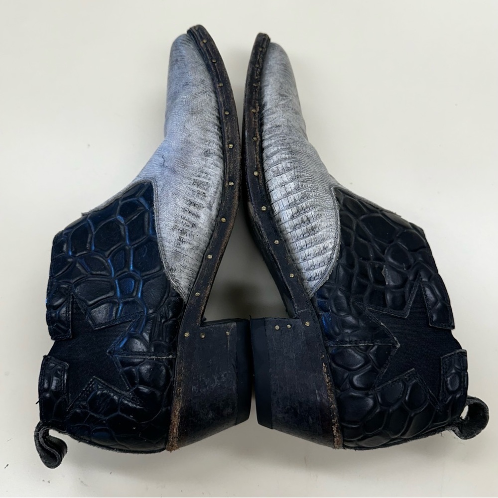 Free People FarylRobin Westley Womens Studded Leather Star Western Ankle Booties - Picture 3 of 12